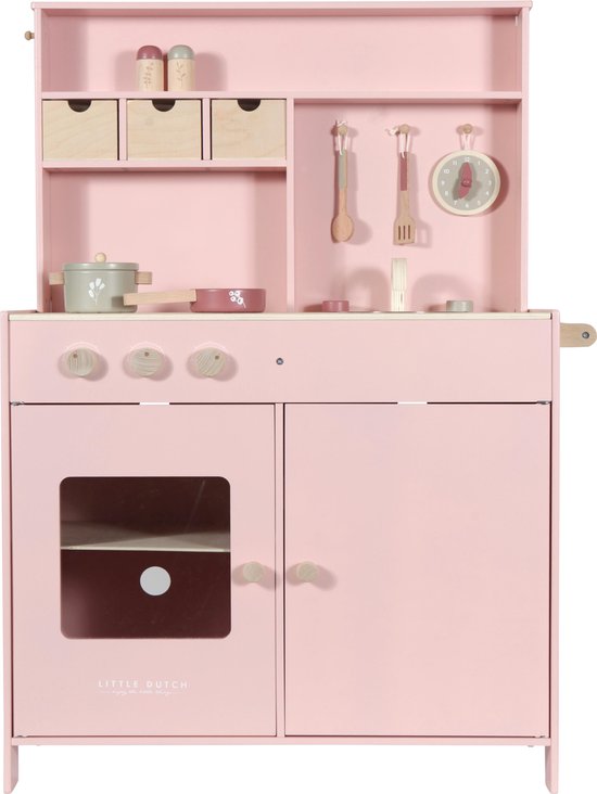 Houten Keuken rose met accessoires (pre order week 41) Villa Uk