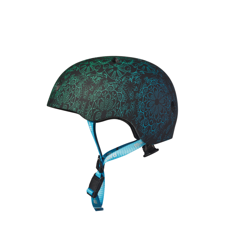 HELM DELUXE MANDELA GROEN-BLAUW 1