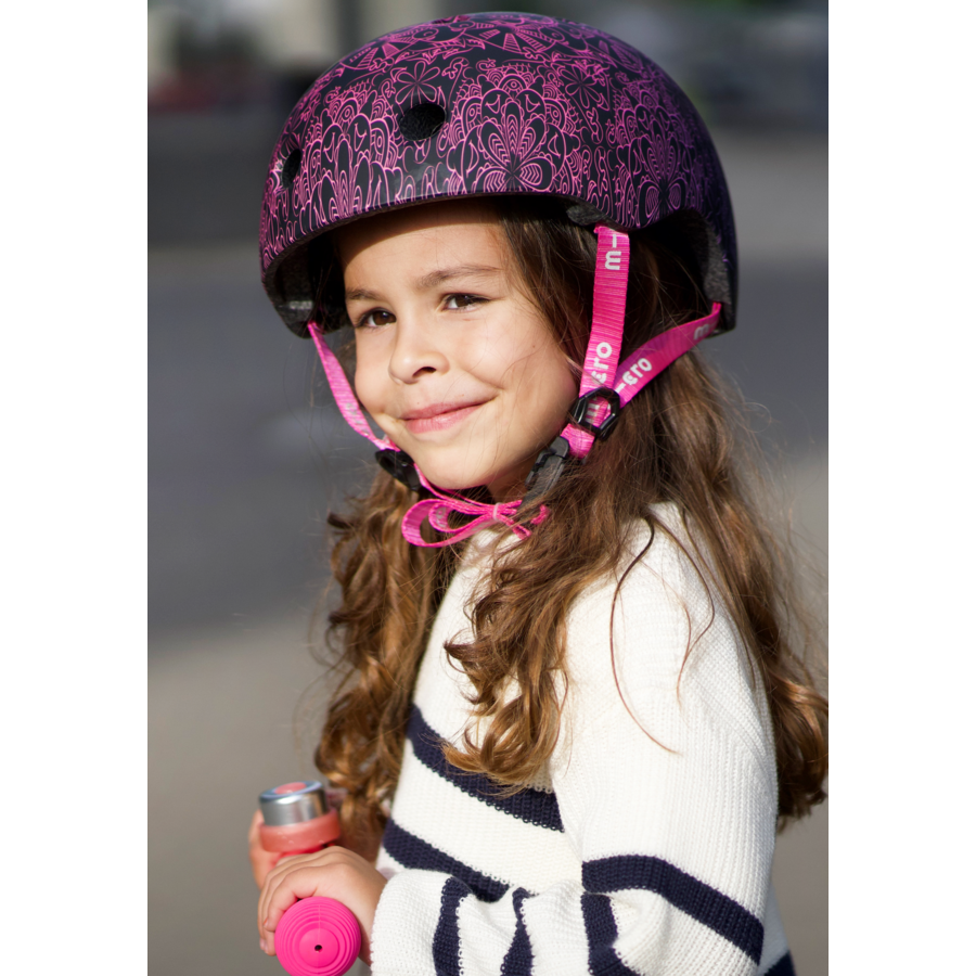 HELM DELUXE MANDELA ROZE-PAARS 2