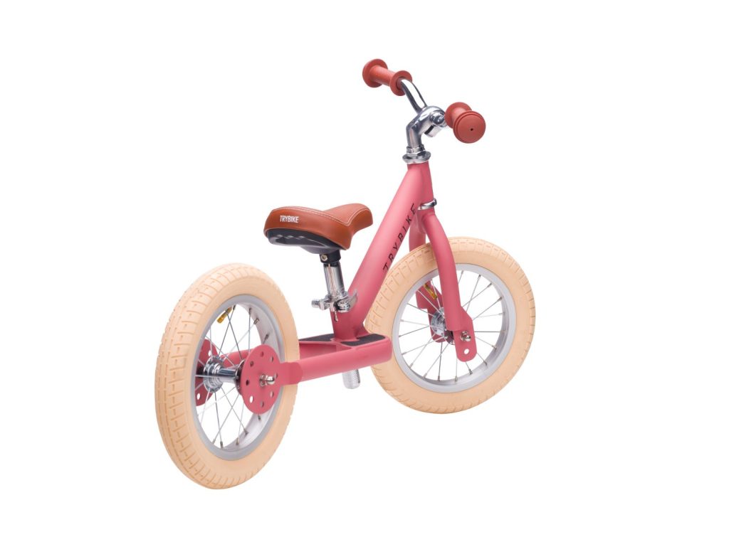 Trybike 2 wheeler matt pink (6)