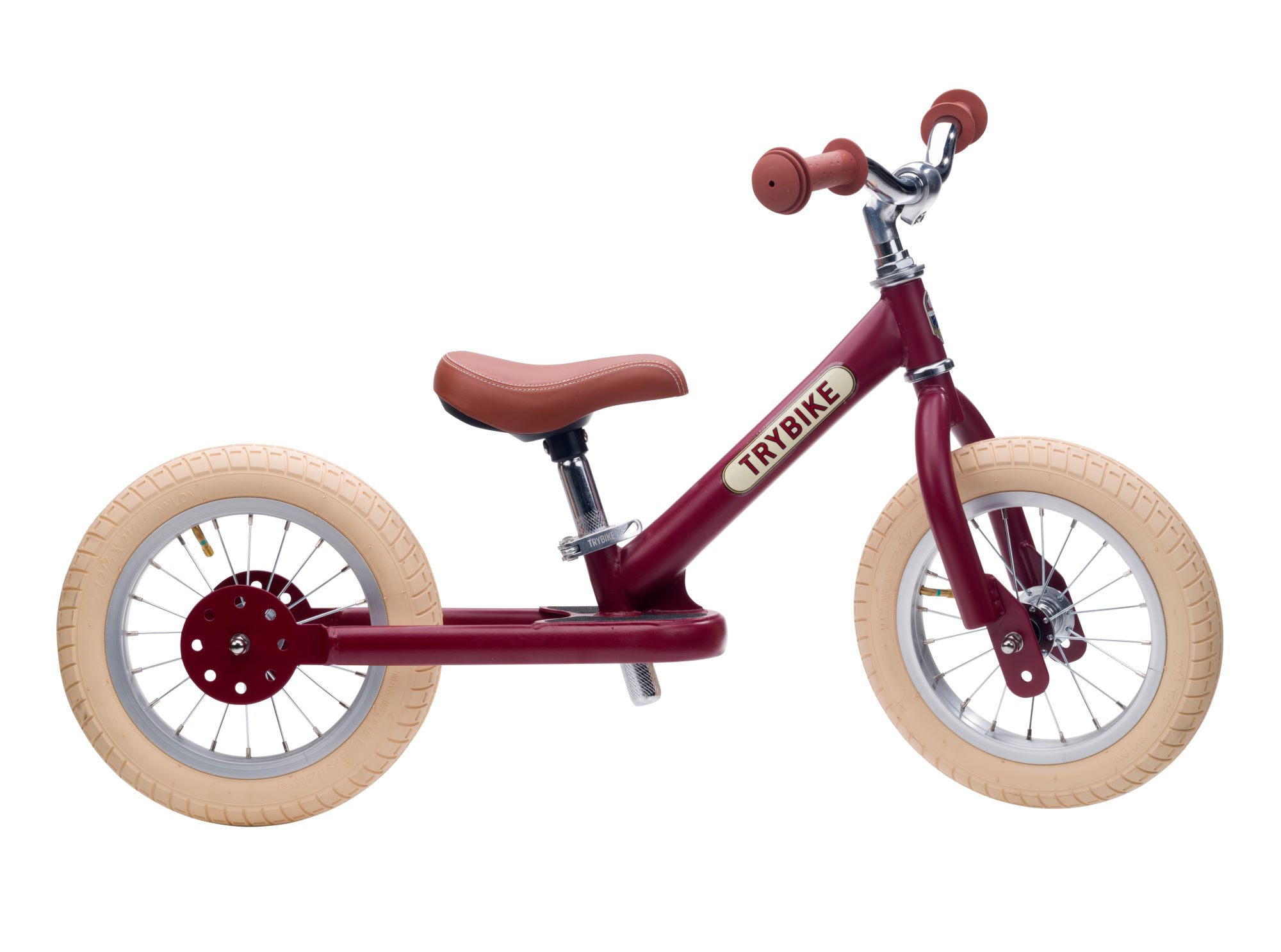 Trybike 2 wheeler matt red classic sticker (7)