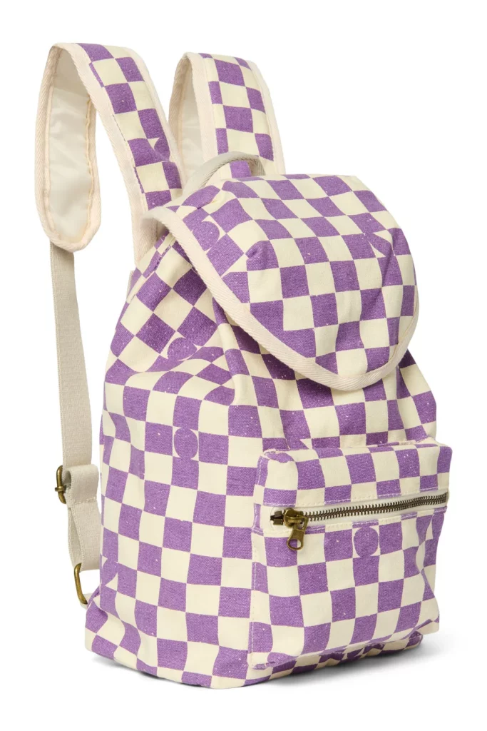 BACKPACK MINI CHECKERBORD VIOLET 3