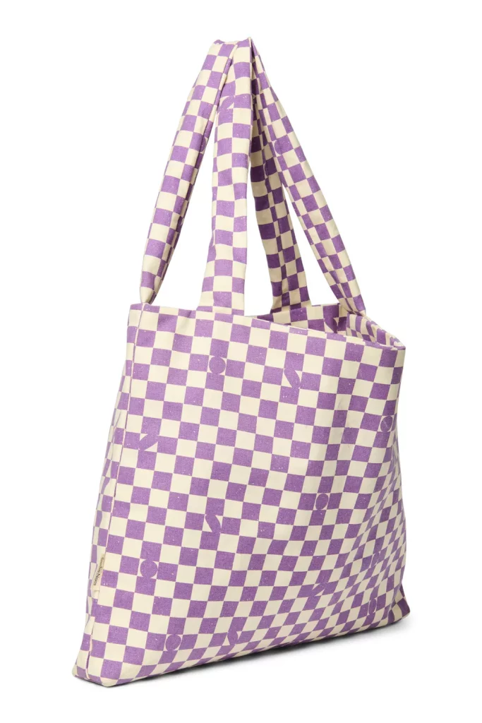 MOMBAG CHECKERBORD VIOLET 3