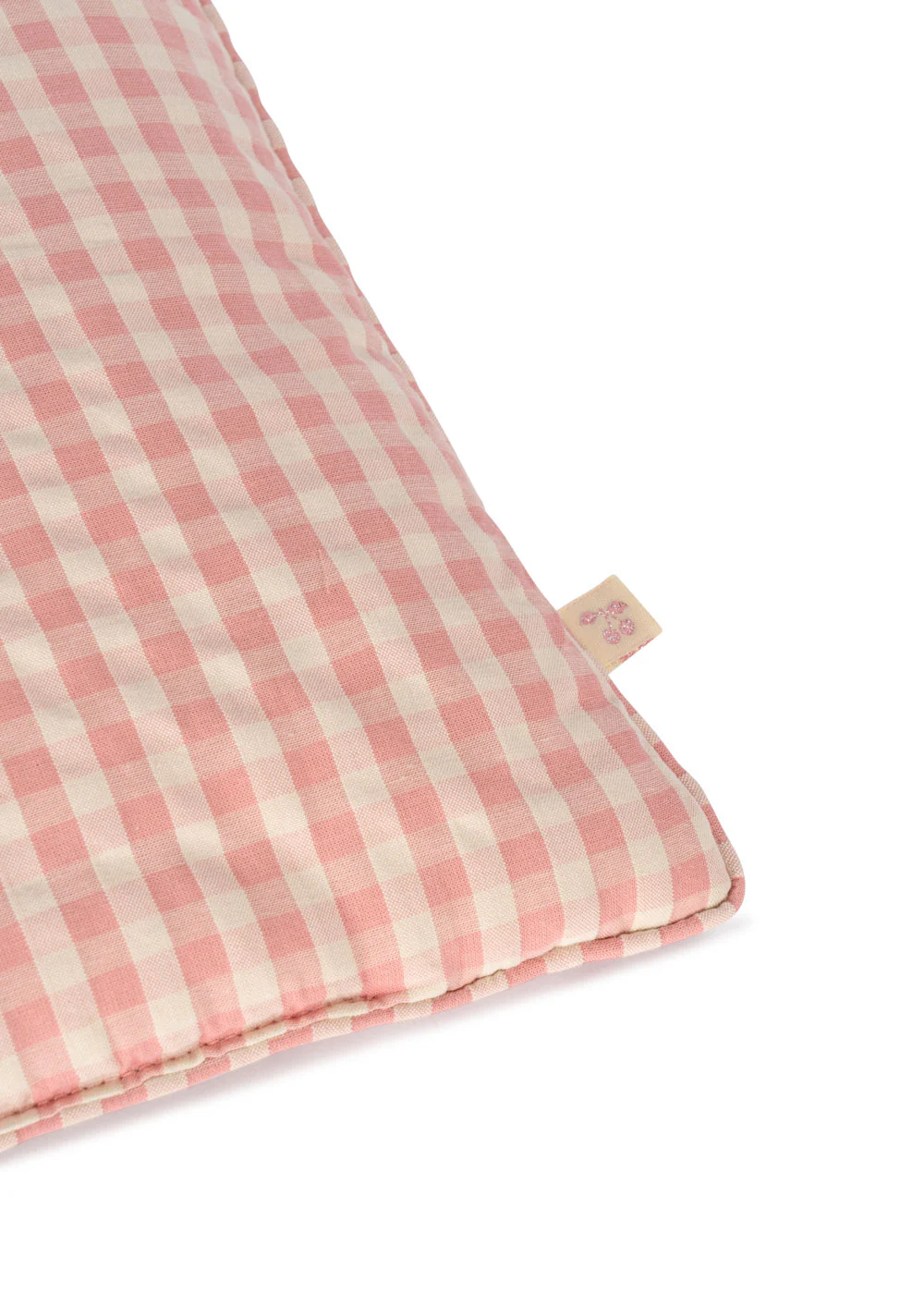 POPPENBEDDENGOED POWDER PINK CHECK 4