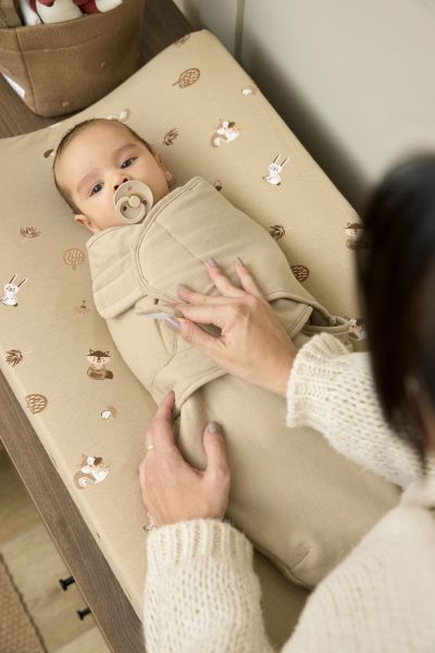 SWADDLE GEVOERD UNI SAND 2