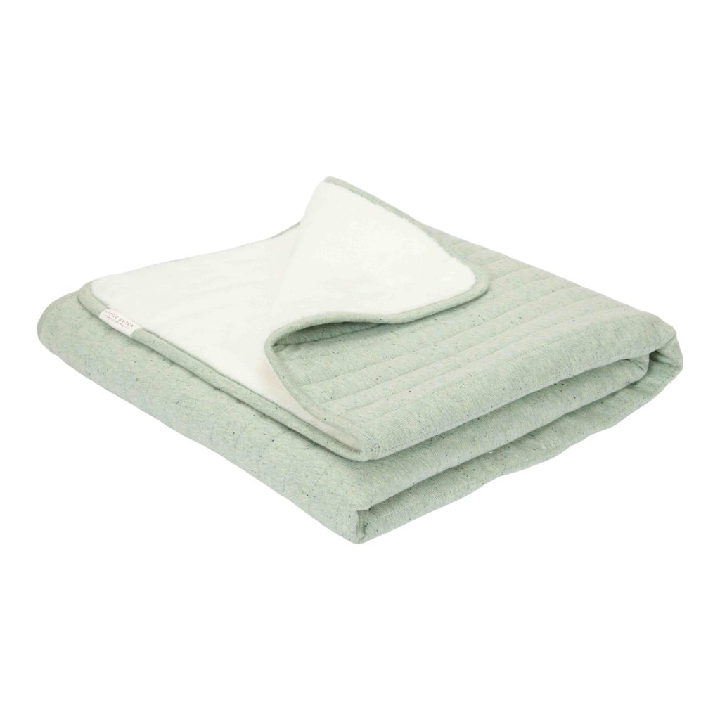 TE11014030 – Cot blanket Forest Friends Pure Sage (1)