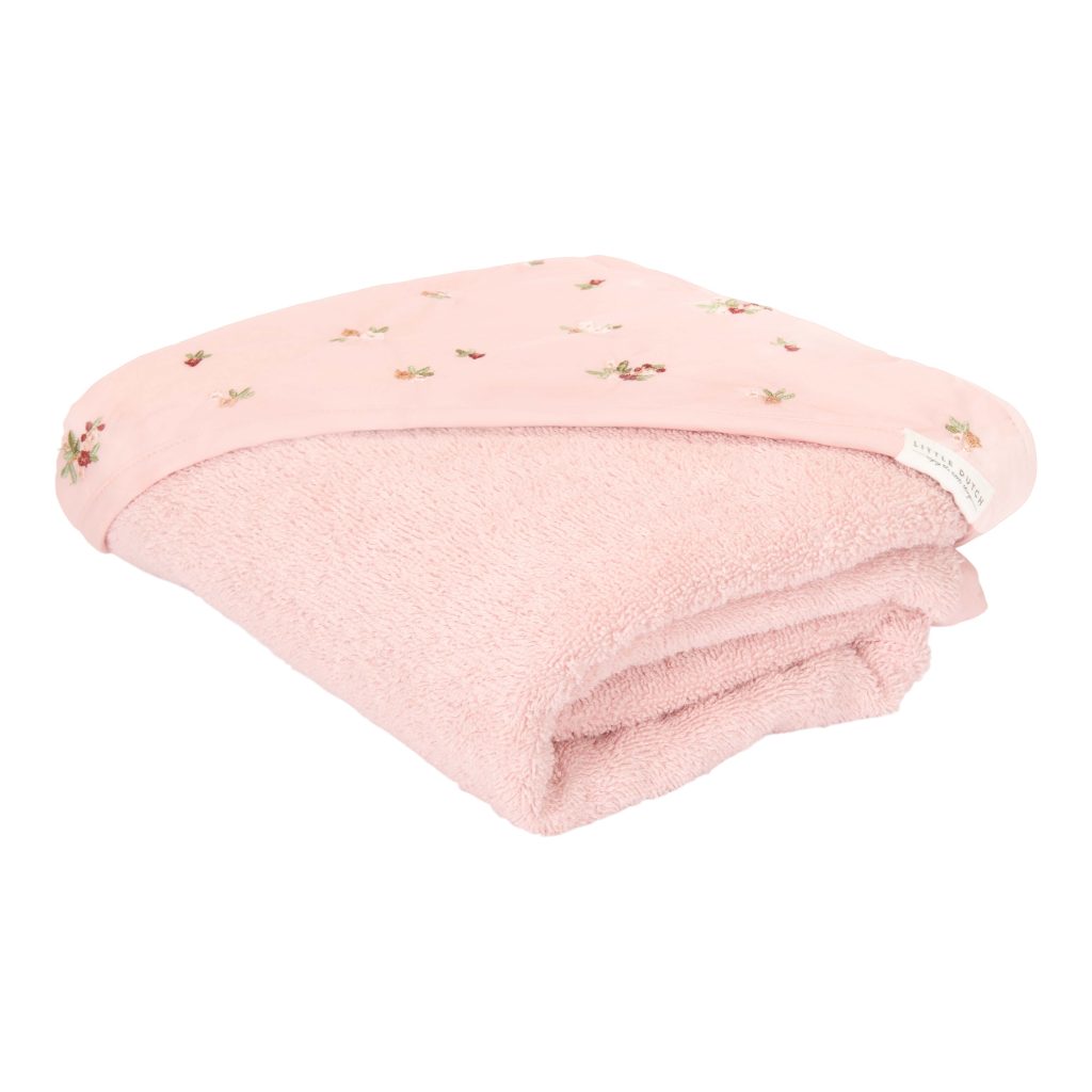 TE50654031 – Hooded towel embroidered 75×75 cm Fairy Garden Pure Blossom (4)