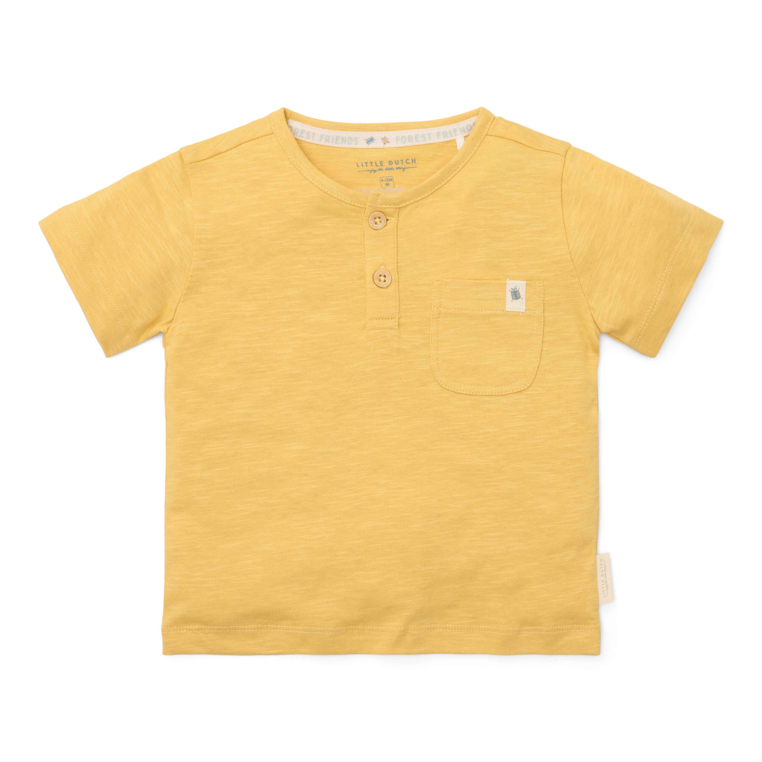 T-shirt korte mouw Yellow Little Dutch