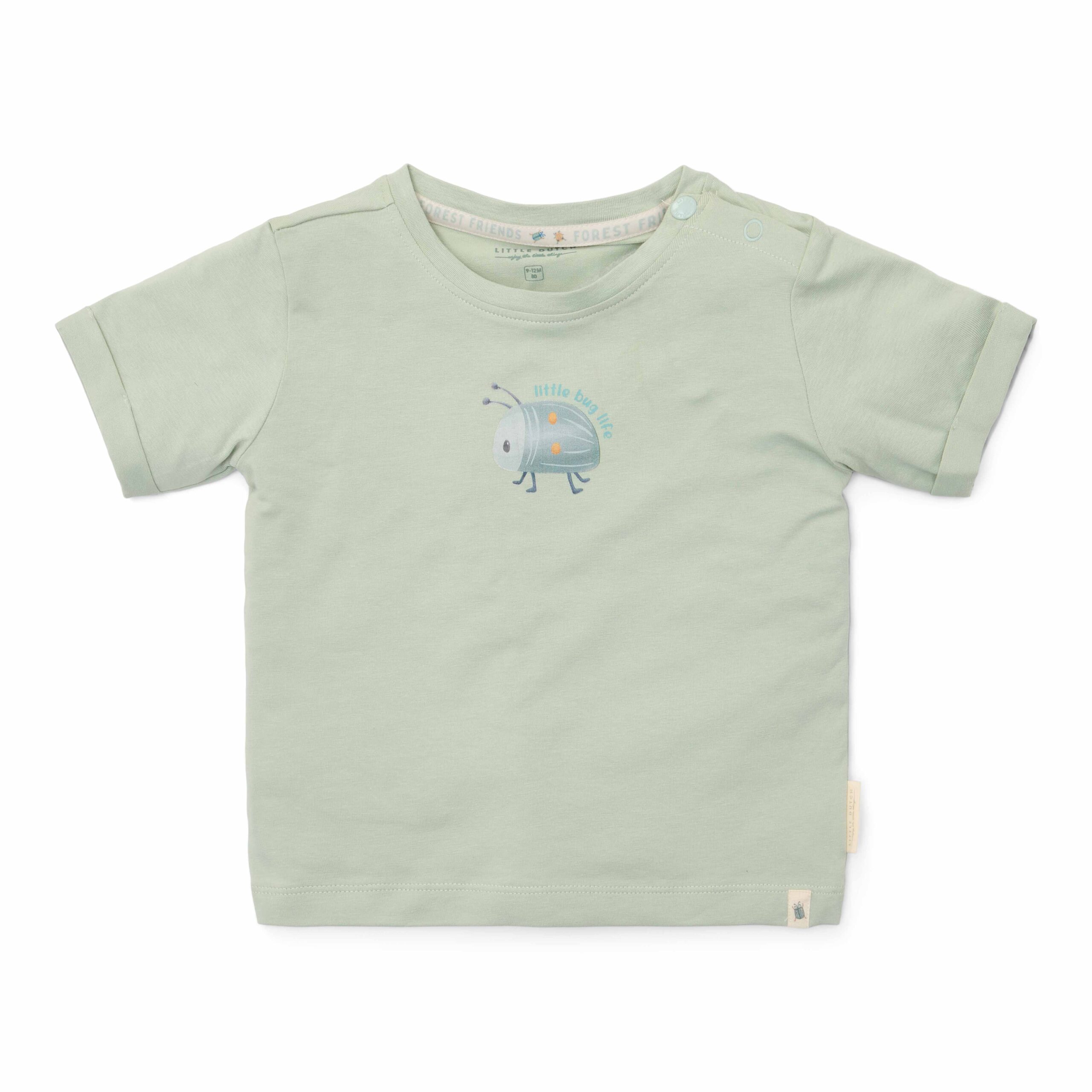 T-shirt korte mouw Forest Mint Little Dutch