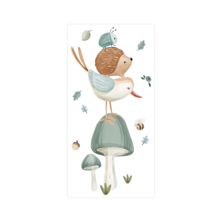 Muursticker – Forest Friends Little Dutch